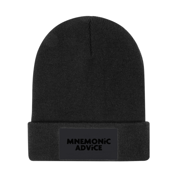 Mnemonic Advice Knit Beanie