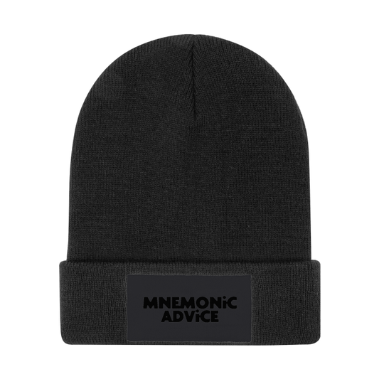 Mnemonic Advice Knit Beanie